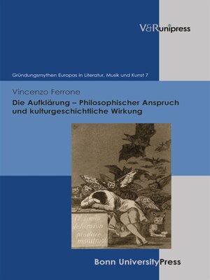 cover image of Die Aufklärung – Philosophischer Anspruch und kulturgeschichtliche Wirkung